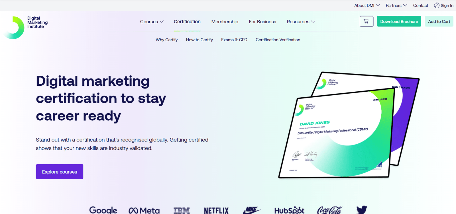 BEST DIGITAL MARKETING CERTIFICATIONS 2023 visual data 3